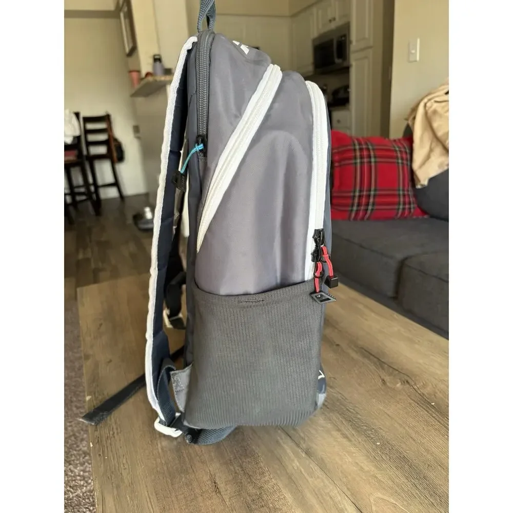 Babolat Evo Court Backpack Grey & Navy Blue Tennis Racket Bag EUC